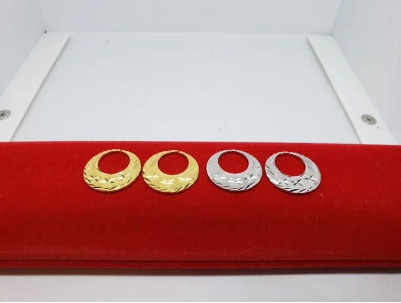 925 Sterling Silver Gold Plated Nattiyan Earrings