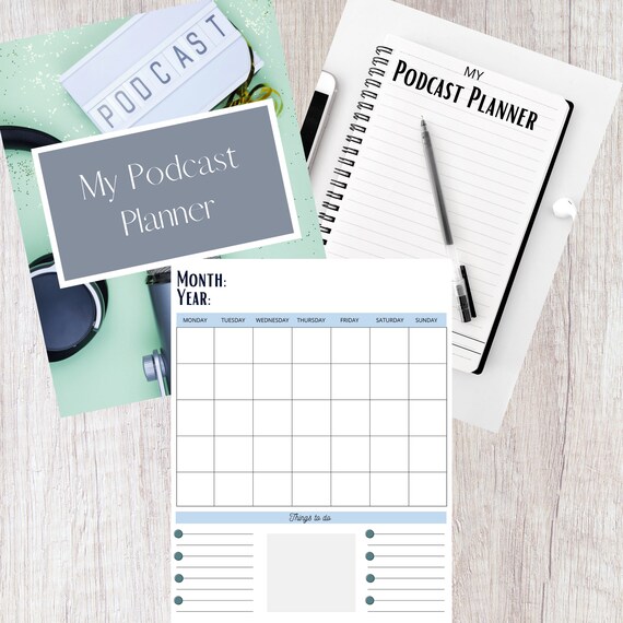Editable Podcast Planner Podcast planner Podcast Planner | Etsy