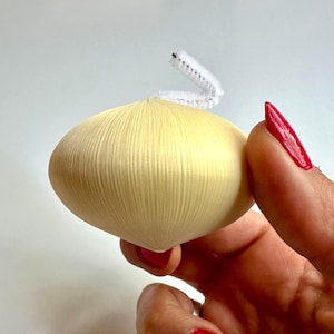 2.5 Inch Satin Saucer Christmas Ornament with Foam Core / Make Your Own Pushpin Ornament  w/ Sequins & Beads - Many Colors / Tatting