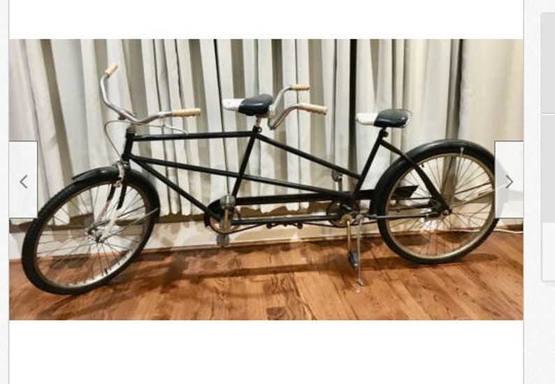 vintage tandem bike
