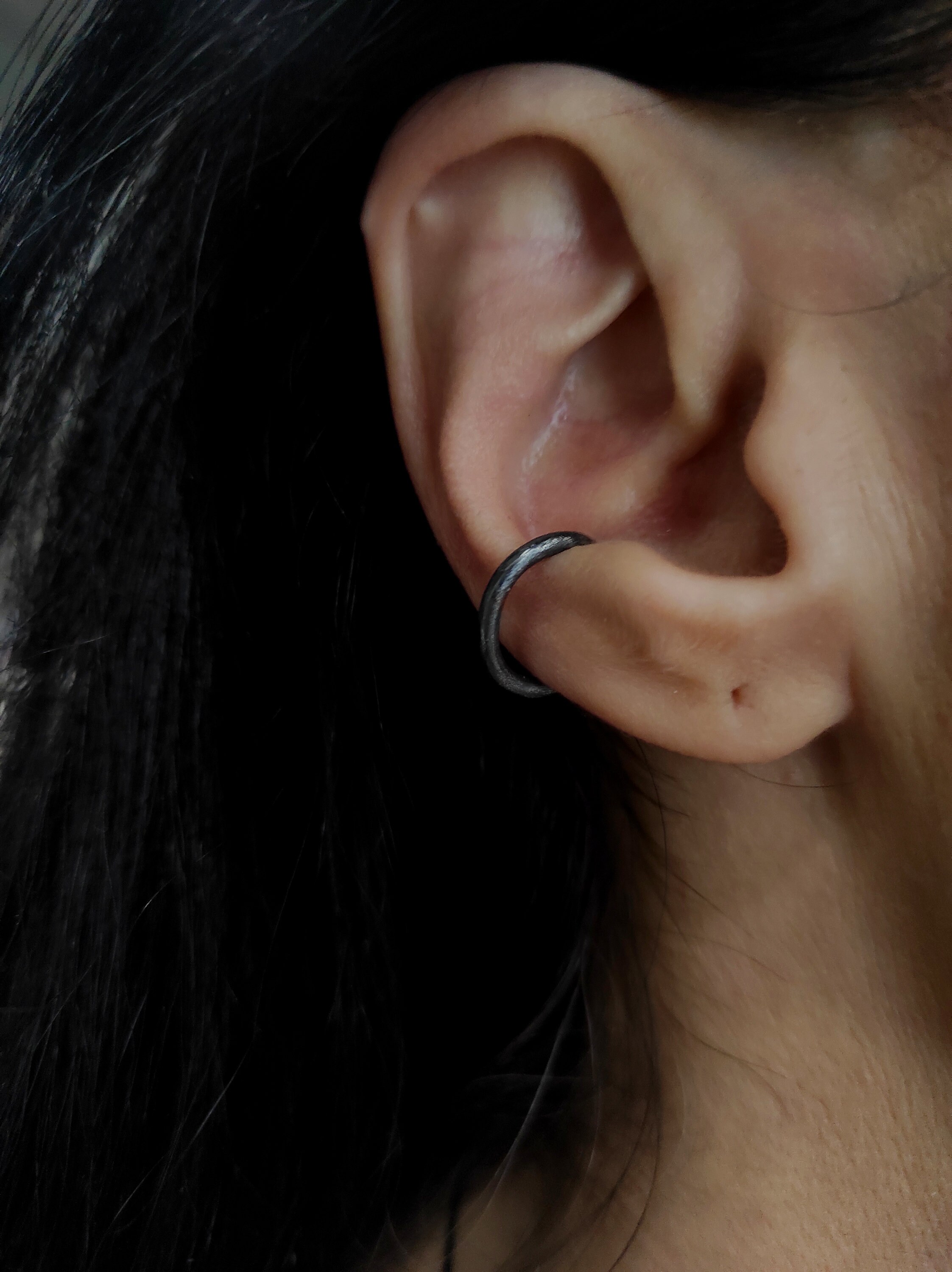 ★Hei★ [sv925] flow cubic onetouch earring Designer fashion, Seoul-fully created | W Concept