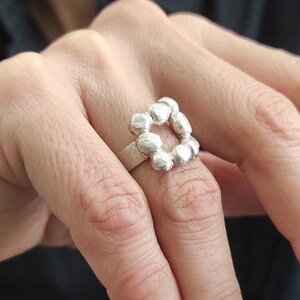 Asymmetric Bubble Ring