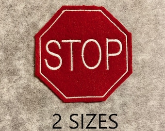 Stop Schild Feltie Stickmusterdatei (zwei Größen)