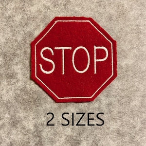Stop Sign Feltie Embroidery Design File, TWO SIZES, Stop Sign, Embroidery design file, Stop, Sign