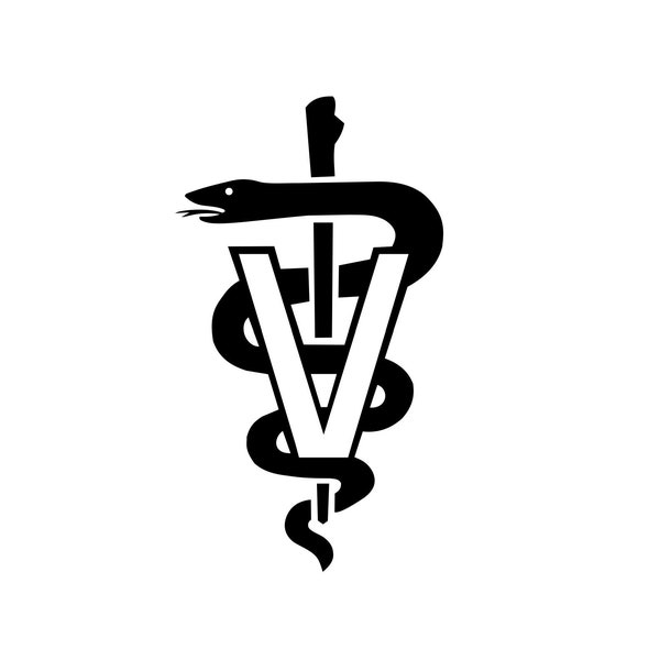 Veterinarian Symbol SVG File, Veterinarian Caduceus SVG, Veterinarian Logo, Veterinarian Design, Veterinarian SVG