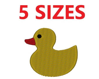 Rubber Duck Ducky Duckling Embroidery Design File
