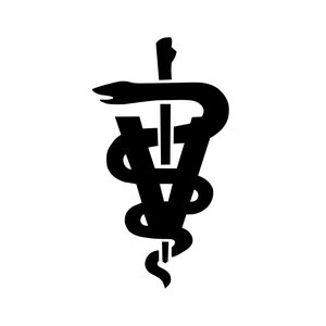 Veterinarian Symbol SVG File, Veterinarian Caduceus SVG, Veterinarian Logo, Veterinarian Design, Veterinarian SVG