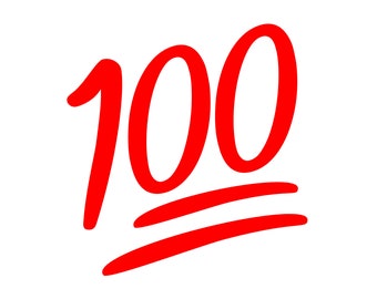 Keep It 100 Emoji Etsy