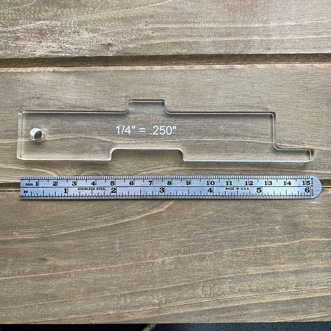 Router and Table Saw Set up Gauges, Router Table Set up Blocks, Depth
