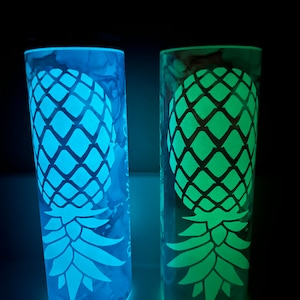 Glow in the Dark PERSONALIZED Upside-down Pineapple Plays Well With Others Sublimation 20 oz Tumbler, Swinger/Lifestyle Tumbler, Gag Gift image 8