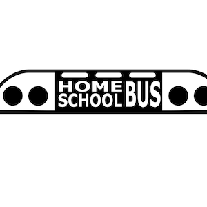 Homeschool Bus SVG, Unsozialisierte Homeschoolers SVG, Lustige Homeschool SVG, Homeschool svg