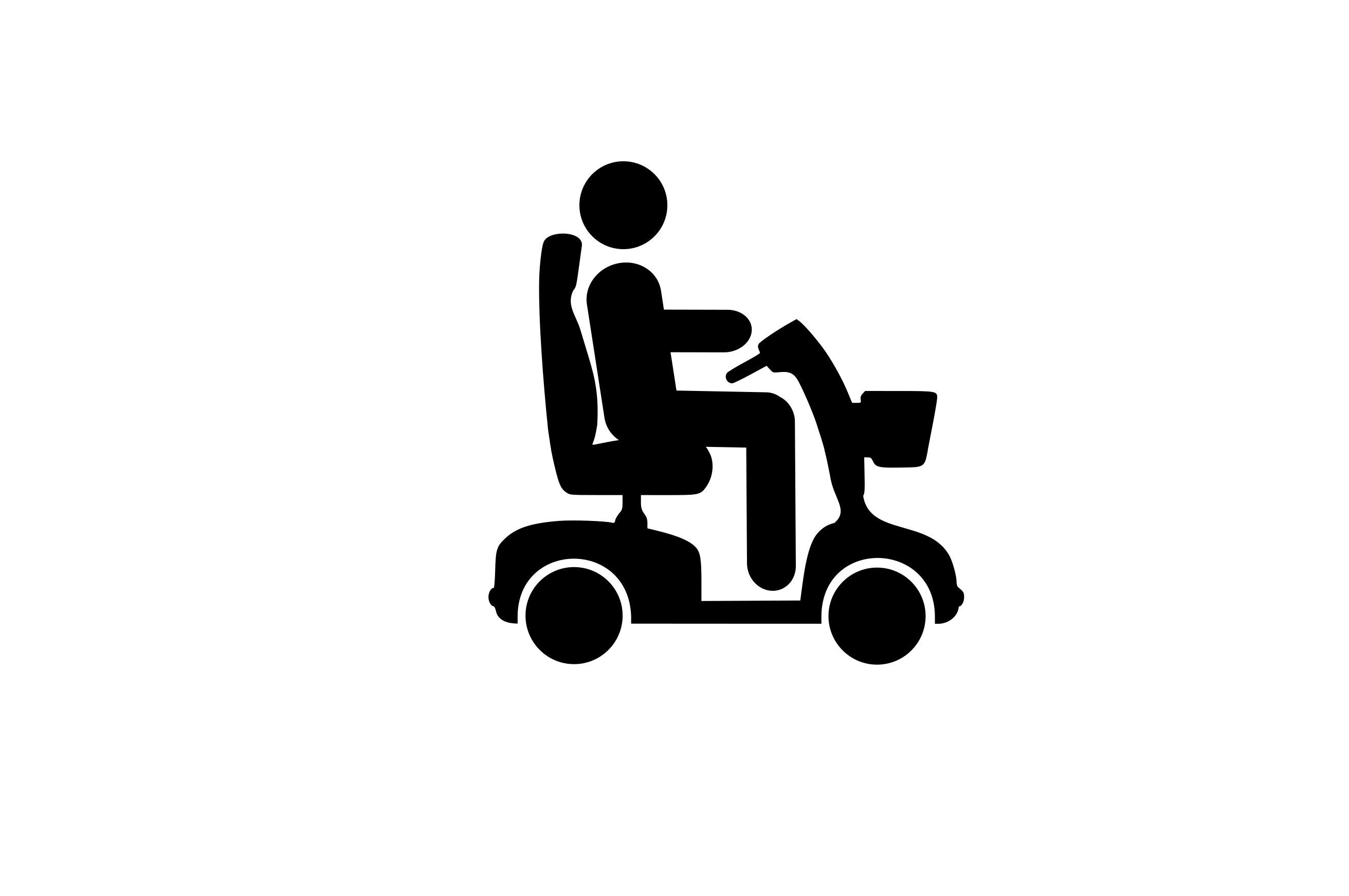 Scooter électrique SVG, Scooter Handicap SVG, Fichier de scooter électrique, Scooter SVG désactivé