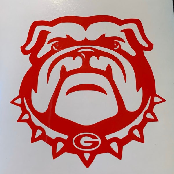 Georgia Bulldog Vinyl Custom Decal