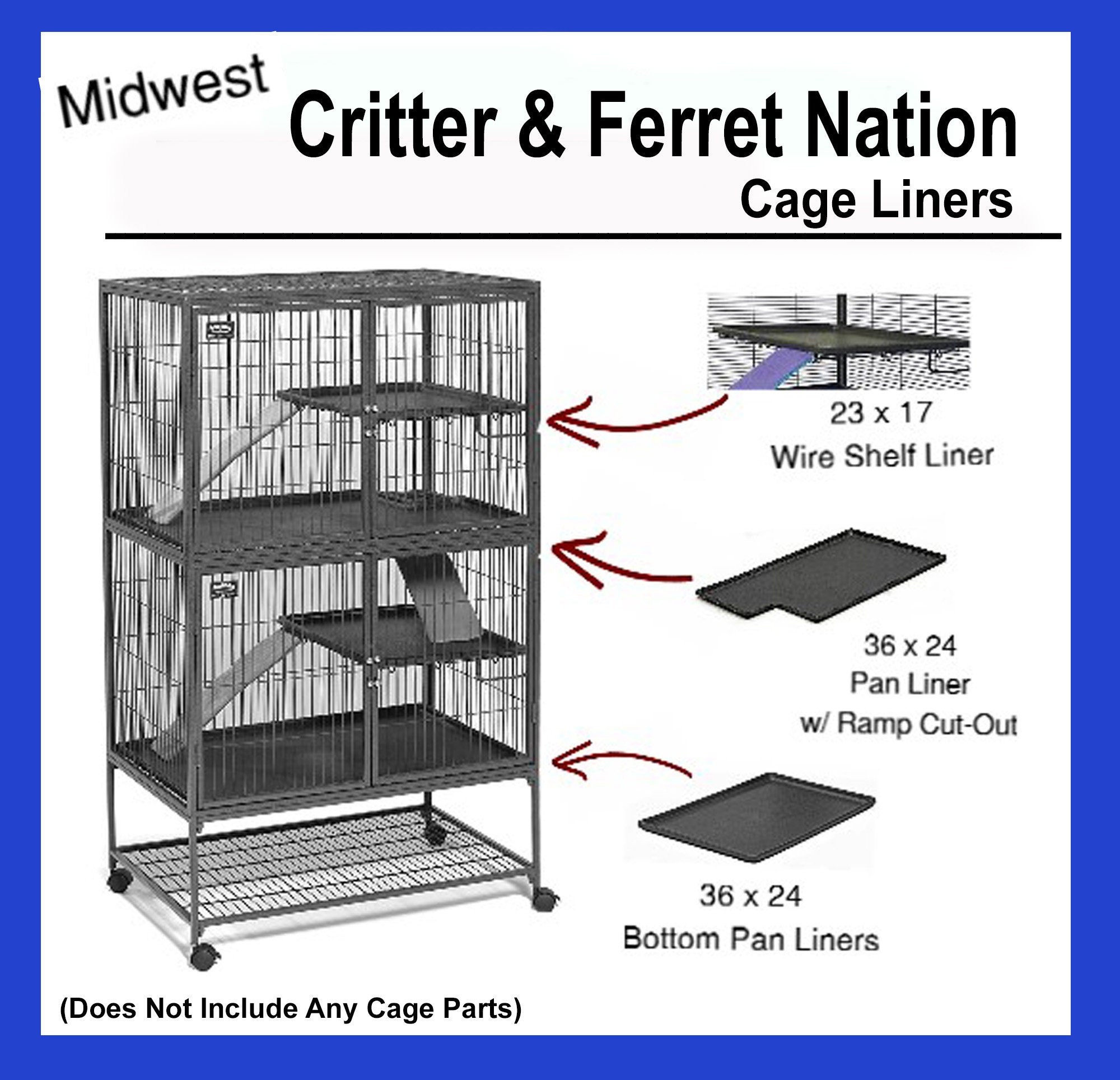Ferret nation cheap fleece cage liner