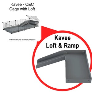 Kavee Fleece Loft and Ramp Liners With Uhaul, Snaps-Together, Guinea Pig, Hedgehog, Small Pet image 8