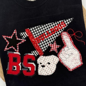 CUSTOM Maskottchen Patches Design für die Maschinenstickerei