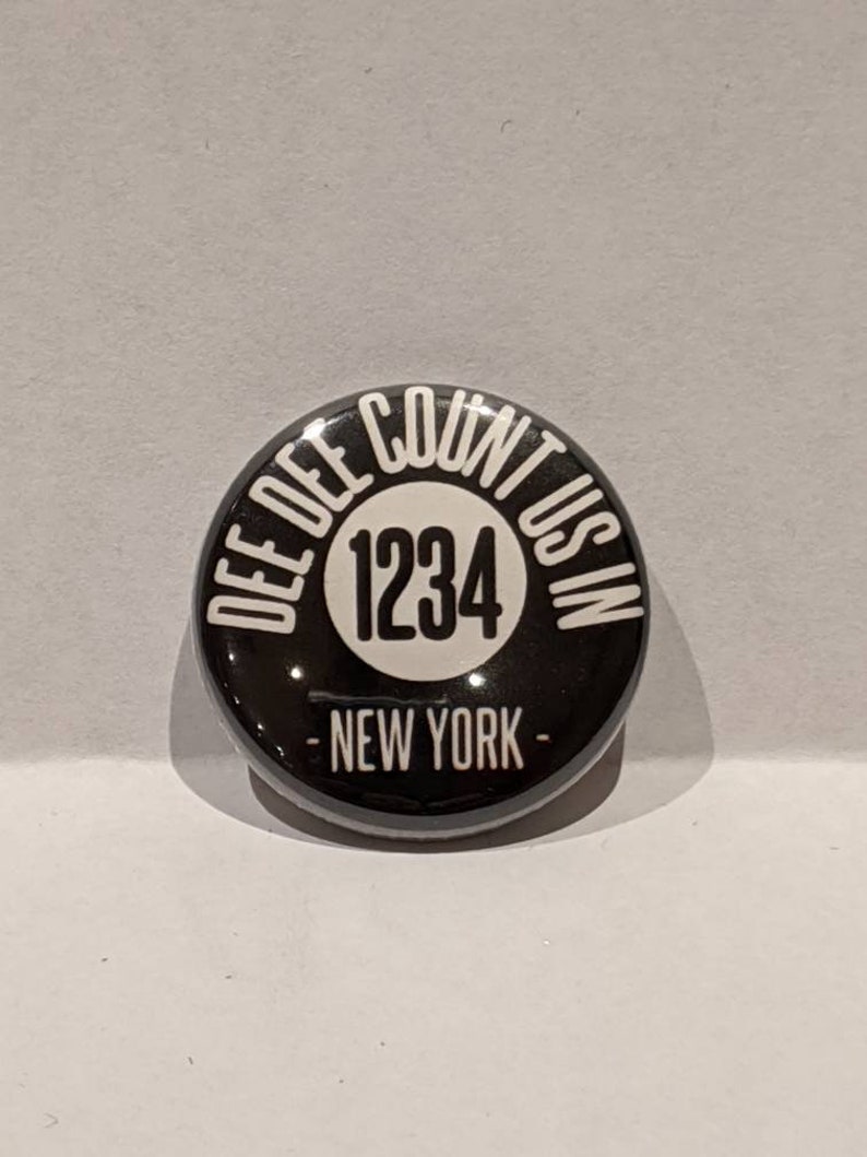 1 Punk Band Button Featuring Dee Dee Count Us in Etsy Canada