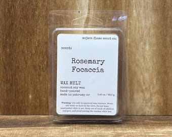 Cera para derretir con forma de focaccia de romero (70 g)