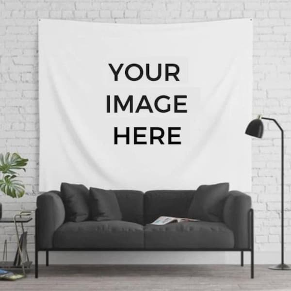 Custom Tapestry From Photo Tapestries Custom Backdrop Personalize Wedding Tapestry custom room decor Custom photo hanging tapestry wall