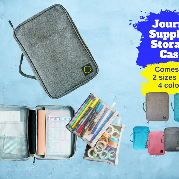Journal Supplies Storage Case Etsy