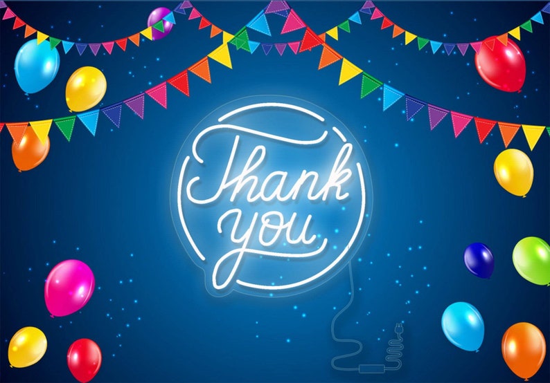 Thank You Neon Sign Flex Light Sign Led Neon Custom Party Home Room Wall Decoration Wedding Led Neon Sign LF010 image 3