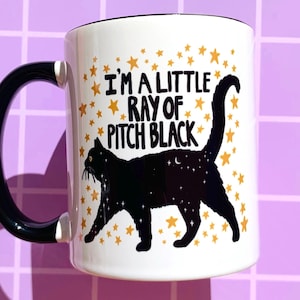 黒猫マグカップ 大きな面白いコーヒーカップ ギフト 生意気な猫好き ペットの飼い主 狂った猫マグカップ かわいい猫マママグカップ 猫パパ ミーム 皮肉なユーモア 皮肉