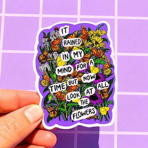 Mental Health Sticker Recovery Decal Feminist Sticker Anxiety Quotes About Life Positivity Gift Social Worker Sticker Psychology Decal Nurse image 4
