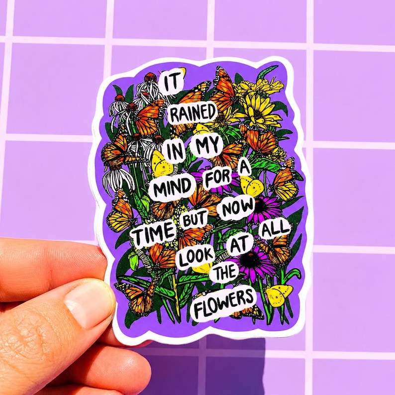 Mental Health Sticker Recovery Decal Feminist Sticker Anxiety Quotes About Life Positivity Gift Social Worker Sticker Psychology Decal Nurse image 4