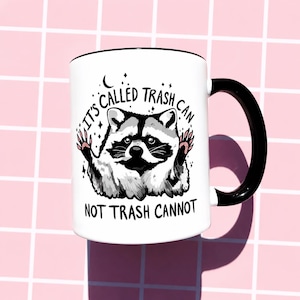 Mug raton laveur drôle Motivation travail tasse de café Mug cadeau papa Mug de bureau sarcastique humour cadeau lieu de travail pour elle idée cadeau lui tasse de café nouveauté image 4