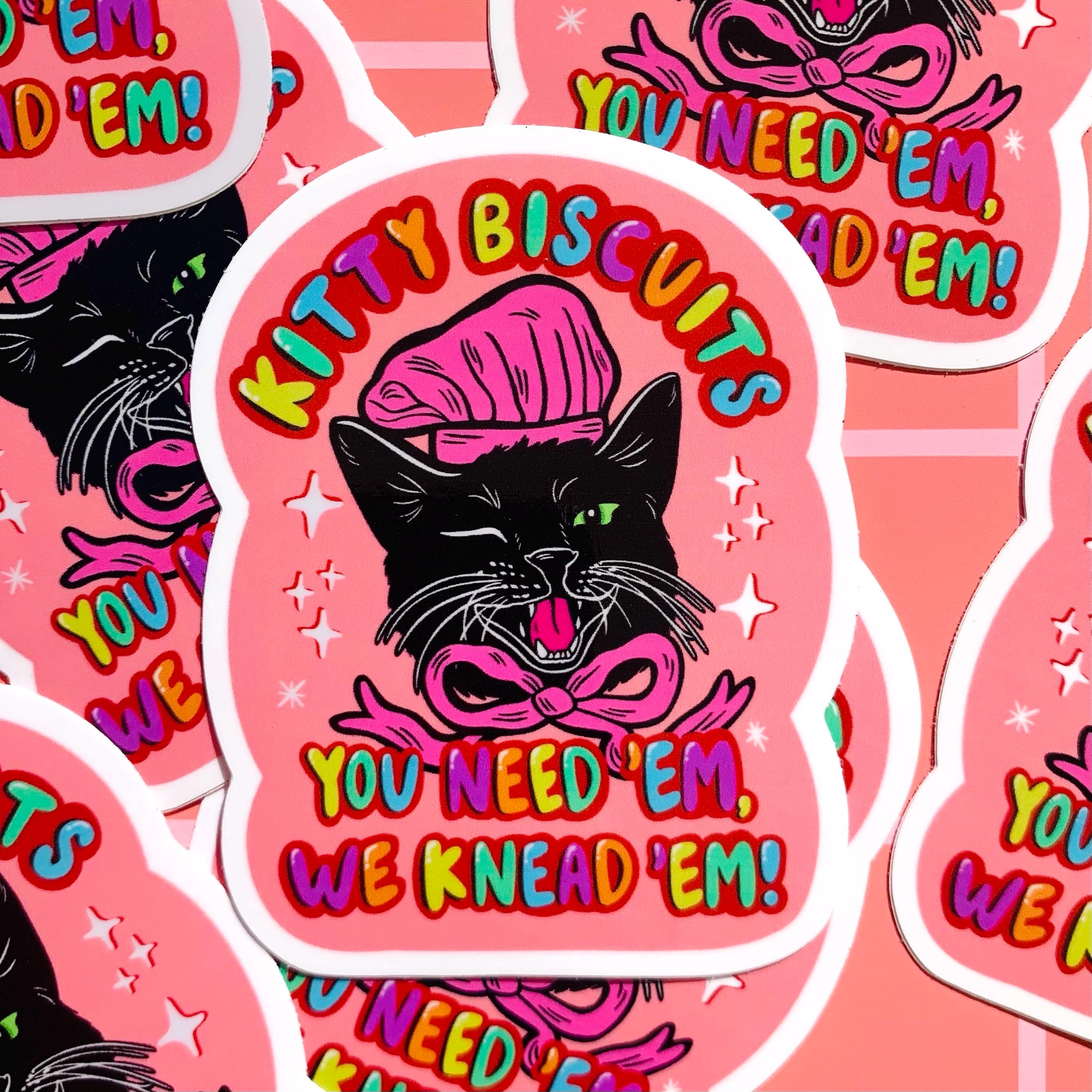 Cute Cat Meme Stickers Vinyl Waterproof Vanyibro 50Pcs Funny Cat ...