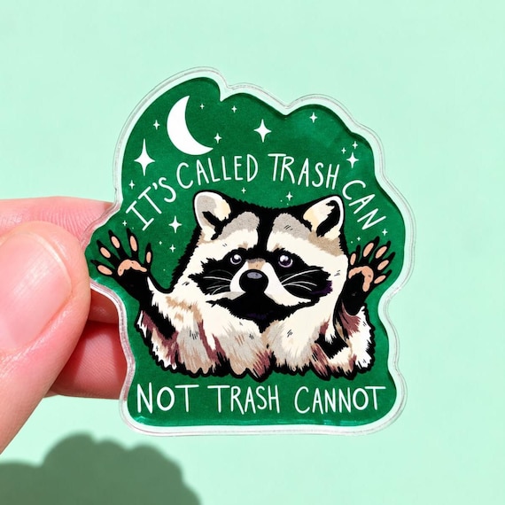 Funny Magnet Work Desk Magnet Cute Raccoon Magnet Fridge Decor Weird Gift Sarcastic Coworker Gift Cubicle Decor Magnet Locker Decor Dorm