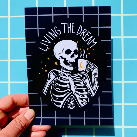 Funny Wall Art Masculine Skeleton Meme Cubicle Decor Funny Bathroom Signs Poster Office Work From Humor Home Desk Print Hilarious Gift Him