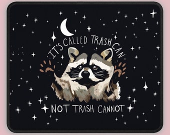 Cute Mouse Pad Raccoon Mousepad Funny Gaming Desk Weird Stuff Office Decor Work From Home Chaos Coordinator Cubile Decorations New Job Gift