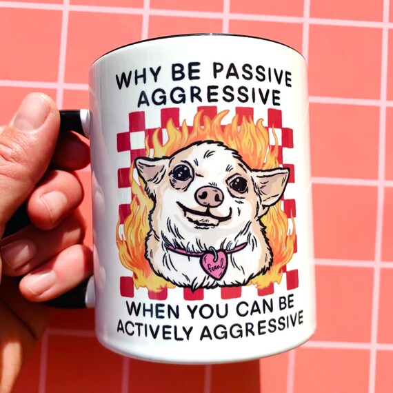 Funny Dog Mug Chihuahua Hilarious Gift Idea Retirement Mug Gift for Coworker Unhinged Coffee Cup Sarcastic Mug Exchange Vet Tech Gift Bestie