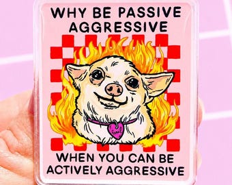 Grappige badgehaspel Chihuahuabadge Buddy Sarcastische kaarthouder Apotheekbadgehaspel Grappige badgehaspel RN Gift Verpleegkundige collega Leuke verplegingsbadge