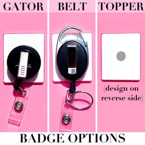 Funny Badge Reel Cat Badge Buddy Sarcastic Humor ID Tag Holder Unserious Badge Clip Alligator Card Holder Retractable Work Badge Reel Nurse image 3