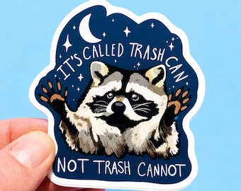 Funny Raccoon Sticker Themed Gift Sarcastic New Job Gift Hard Hat Lineman Outdoor Construction Engineer Gift for Him Ironic Meme Trash Panda