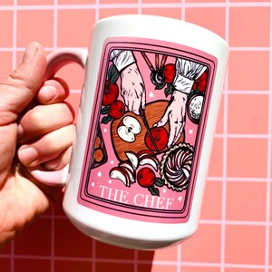 Koch Becher Kochen Kaffeetasse Koch Becher Tarot Karte Becher Chef Tarot Geschenk Backbecher Bäcker Freundin Geschenk Niedlich Frauen Geschenk Denken an Sie Mädchen