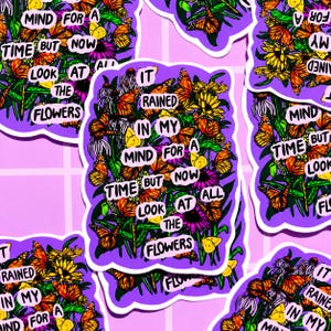 Mental Health Sticker Recovery Decal Feminist Sticker Anxiety Quotes About Life Positivity Gift Social Worker Sticker Psychology Decal Nurse image 2