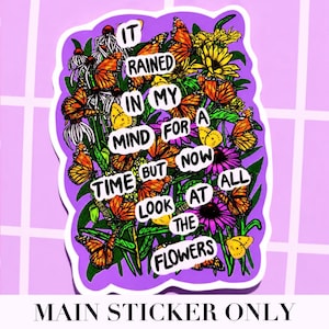 Mental Health Sticker Recovery Decal Feminist Sticker Anxiety Quotes About Life Positivity Gift Social Worker Sticker Psychology Decal Nurse STICKERS ONLY