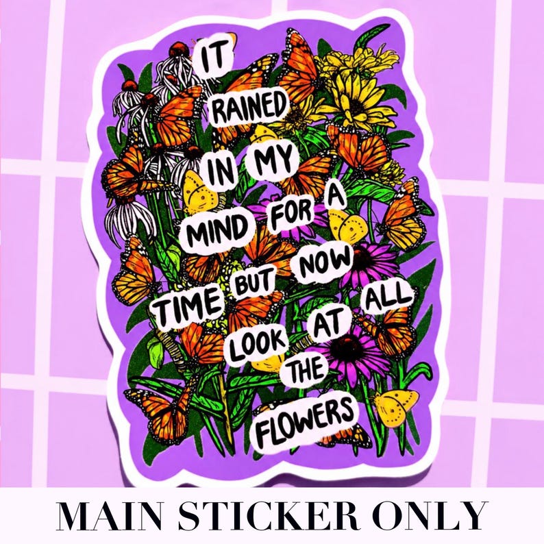 Mental Health Sticker Recovery Decal Feminist Sticker Anxiety Quotes About Life Positivity Gift Social Worker Sticker Psychology Decal Nurse STICKERS ONLY