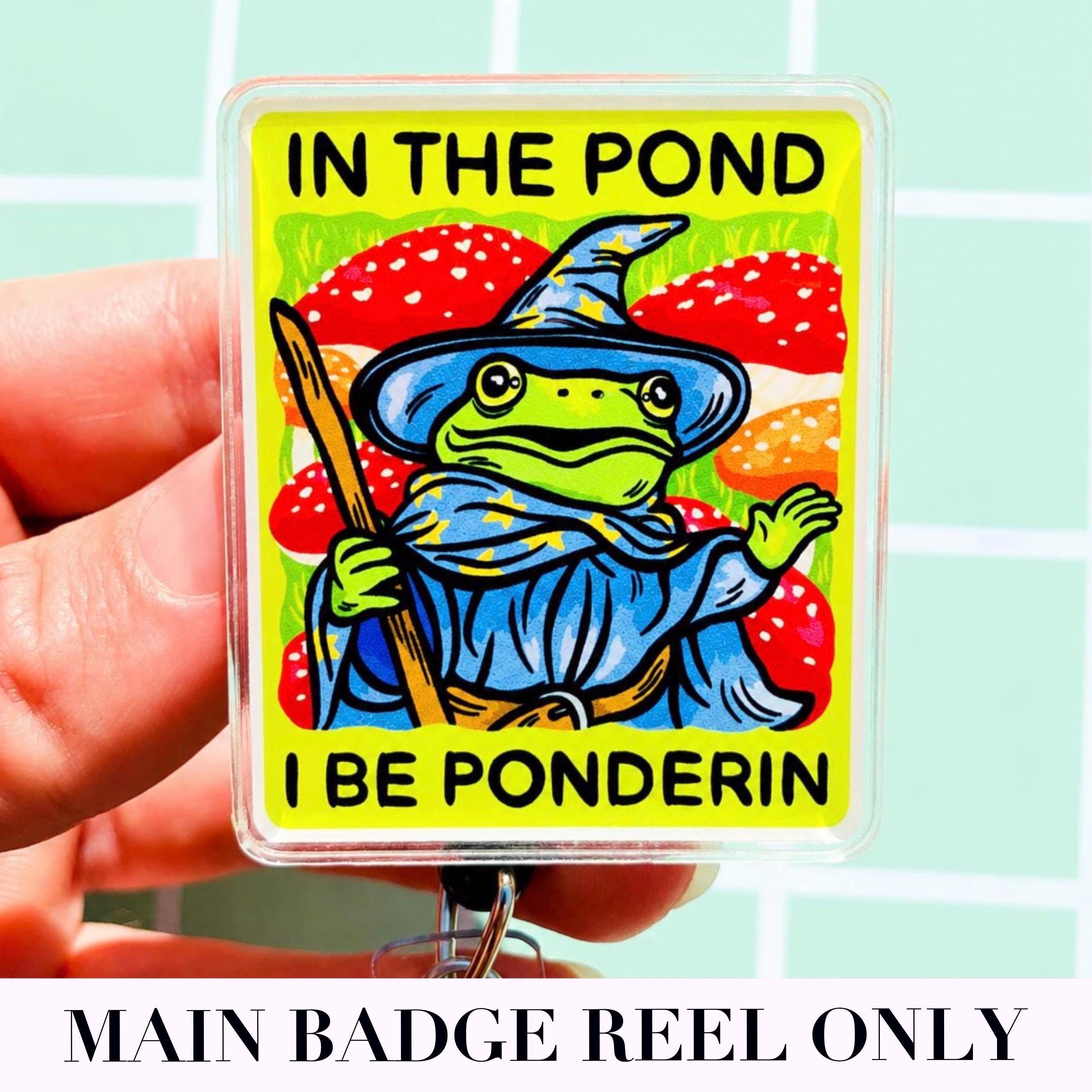 Pharmacy Badge Buddy Topper Funny Badge Reel Silly Frog Badge Buddy Sarcastic Card Holder Pharmacy Badge  Reel Funny Badge Reel RN Gift Nurse Coworker Cute Nursing Badge  Israel
