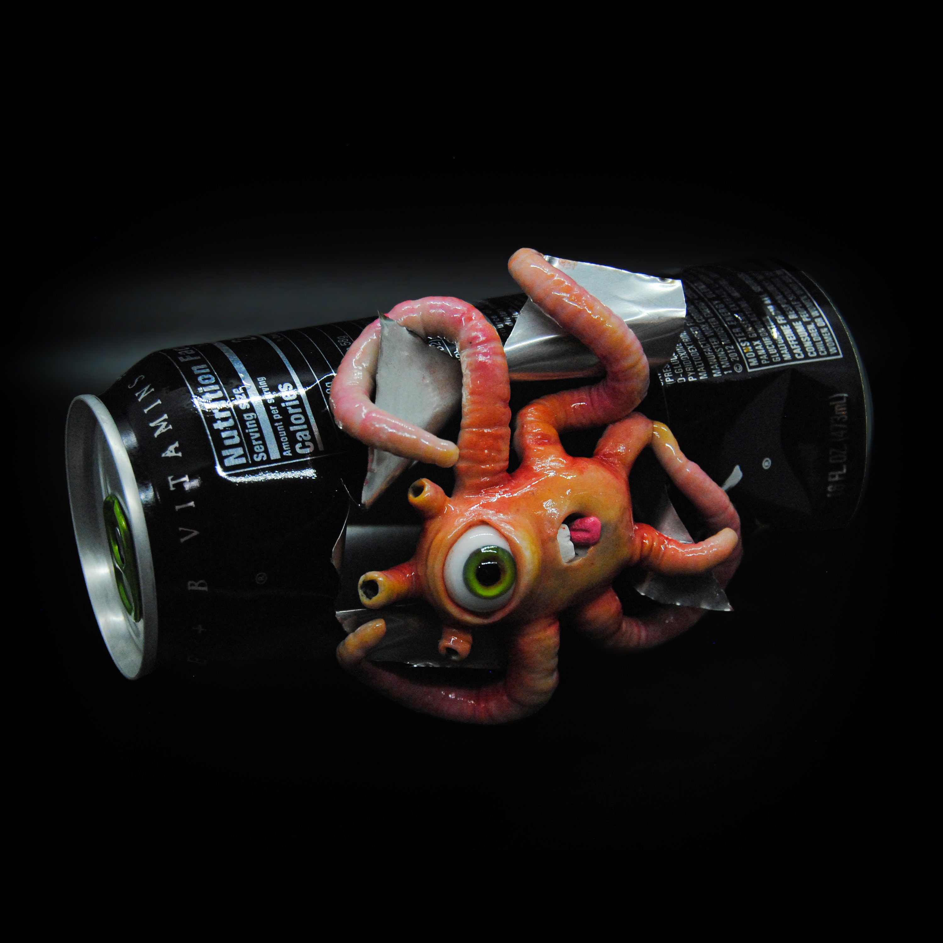 Monster Creature Energy Drink Can Sculpture Décor Piece Art Etsy