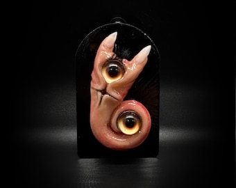 ScorpEYEon - Fridge Magnet/Hand Sculpted Oddity/Home Decor  (3.5 in x 2 in)