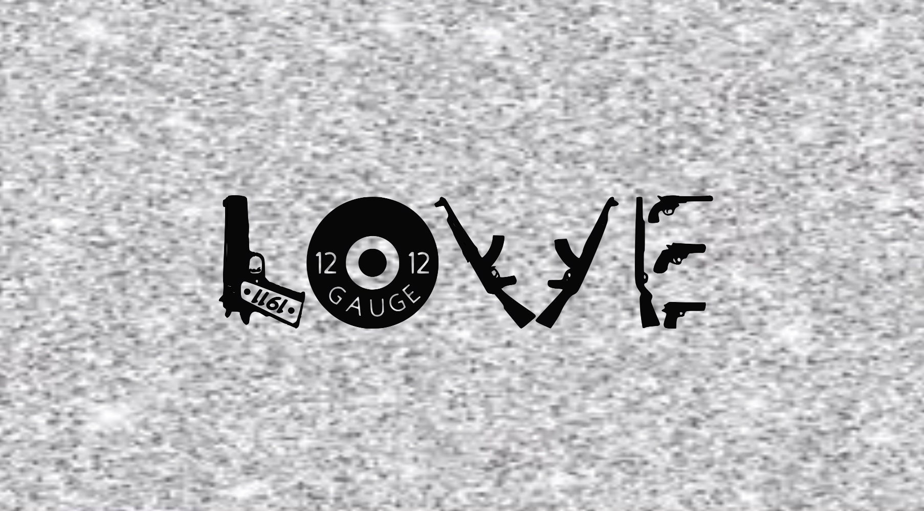 Download Love Spelled With Guns Svg Etsy