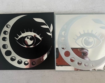 Moon and Eye decor/ Alter Tiles