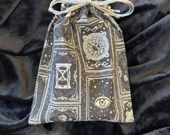 Metafysische tarotkaarttas/tarotzakje/trekkoord