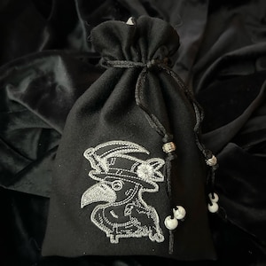 Plague Doctor Tarot Card Bag/Tarot Pouch