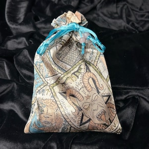 Deluxe Tarot Card Bag/Tarot Pouch/drawstring bag