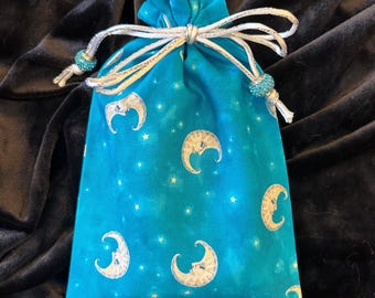 Sac pour cartes de tarot lune/pochette pour tarot